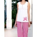 Şahinler Kadın Yazlık Düğmeli Pijama 21522