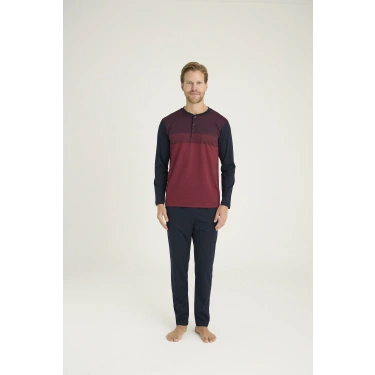 9218 Erkek Midi Yaka Pijama Takım