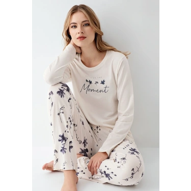 Arnetta 3411-s Kadın Uzun Kol Pijama Takım