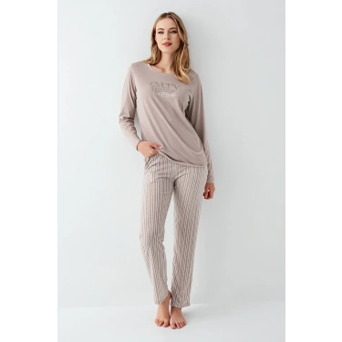 Arnetta 3424-s Kadın Uzun Kol Pijama Takım