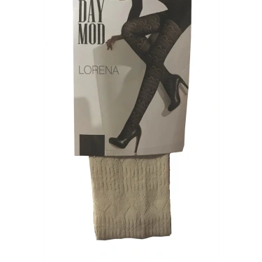 Daymod Lorena Micro File Desenli Kadın Külotlu Çorap