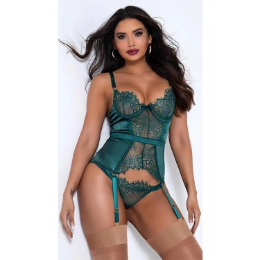 For Dreams 8350 Fantezi Bustiyer Jartiyer Takımı