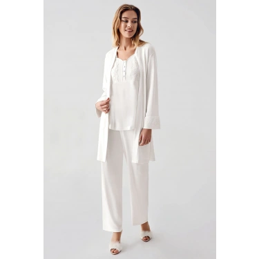 Freshness 321 Kadın Sabahlıklı Pijama Takımı