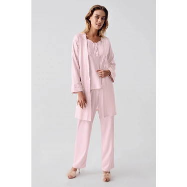 Freshness 321 Kadın Sabahlıklı Pijama Takımı