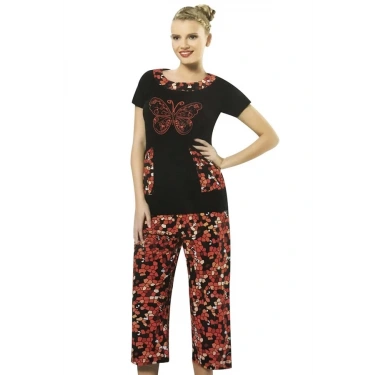 Hmd Kadın Kısa Kol Kapri Takım 50007