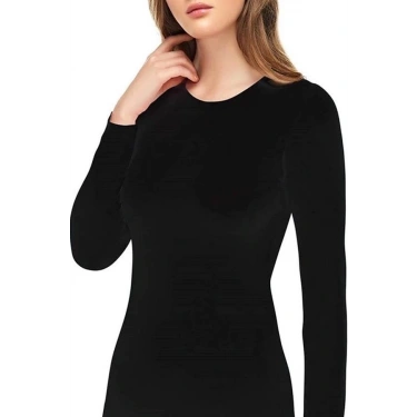 Kadın Modal Uzun Kollu Atlet 1074