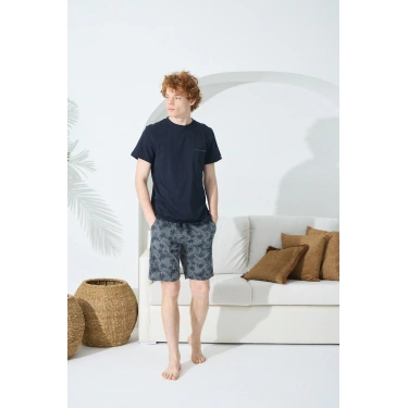 Kocabey 1008 Erkek O Yaka Şortlu Takım