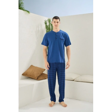 Kocabey 2118 Midi Yaka Pijama Takım