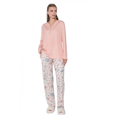 Limissi Desenli Malisa Pijama Takımı 24408