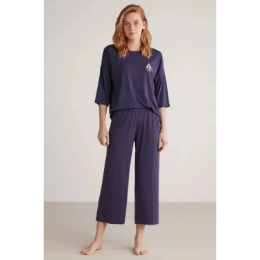 Nautıca W602 Kadın Uzun Kollu Pijama Takımı