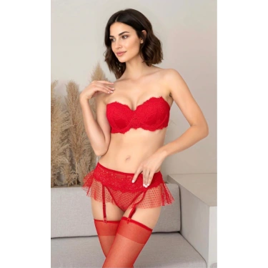 Nurteks 2402 Jartiyerli Sütyen Takım