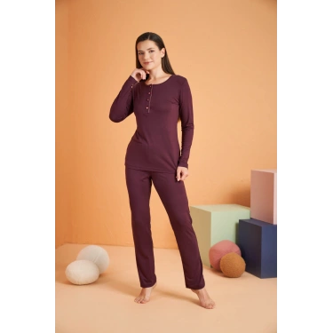 Pjs 28048 Kadın Patlı Pijama Takım