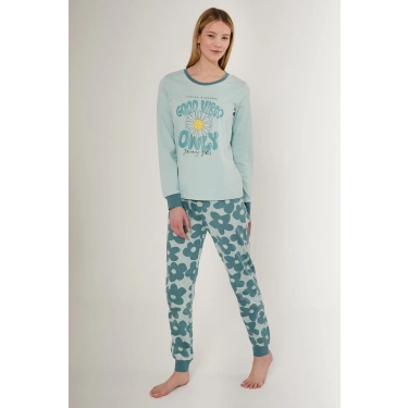 Roly Poly 3247-s Kadın Uzun Kol Pijama Takımı