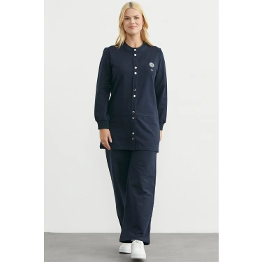 Sementa 76510 Çıtçıtlı Tunik Boy Eşofman Takım