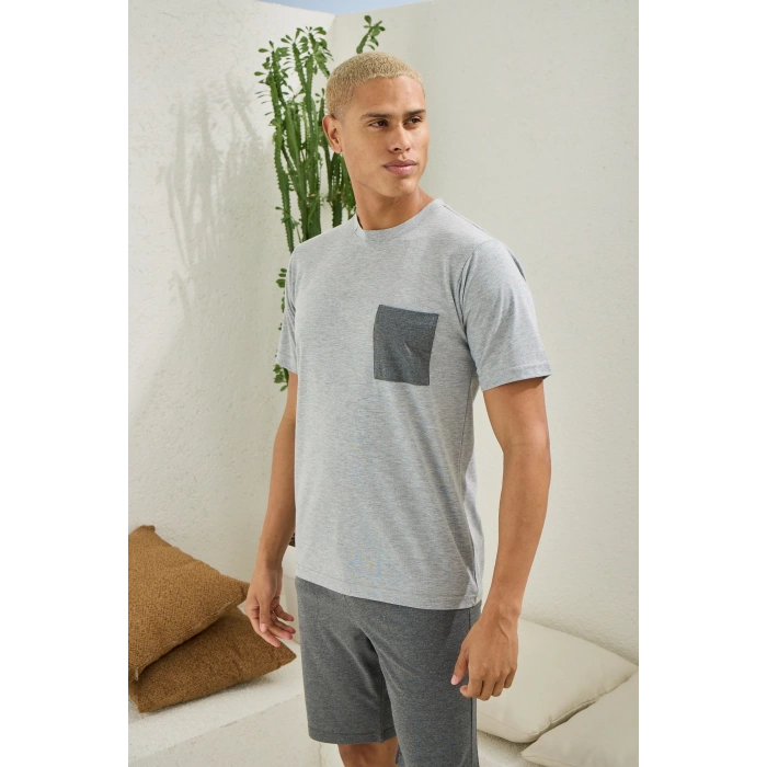 2008 Erkek O Yaka Şortlu Takım