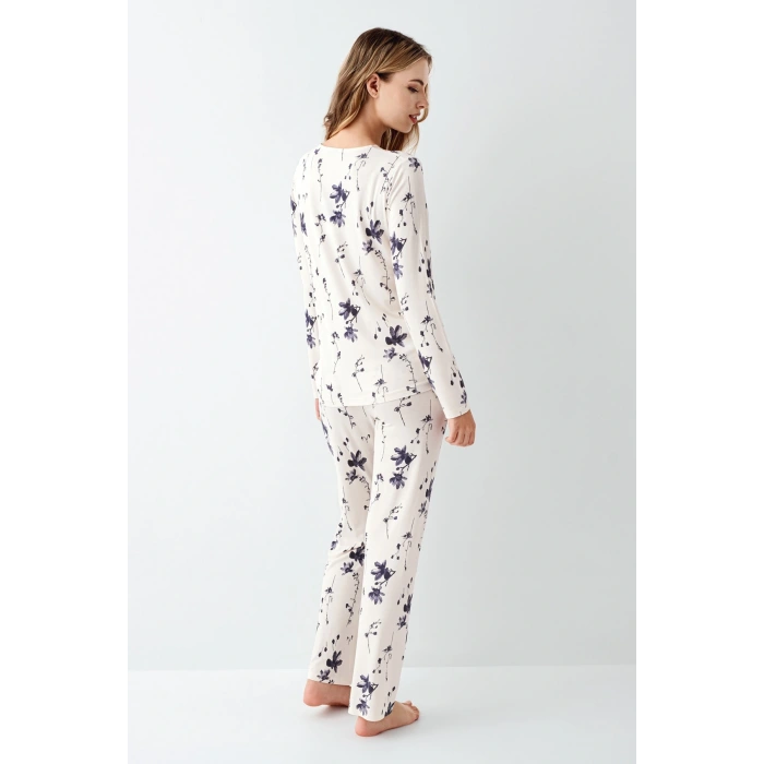 Arnetta 3410-s Kadın Uzun Kol Pijama Takım