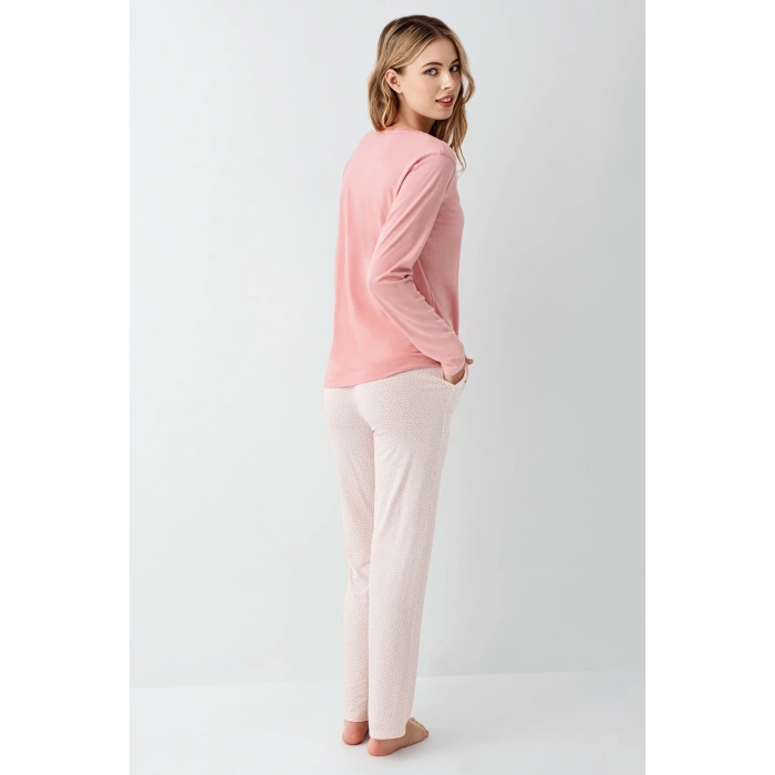 Arnetta 3417-s Kadın Uzun Kol Pijama Takım