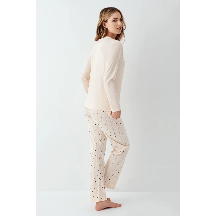 Arnetta 3434-s Kadın Uzun Kol Pijama Takım