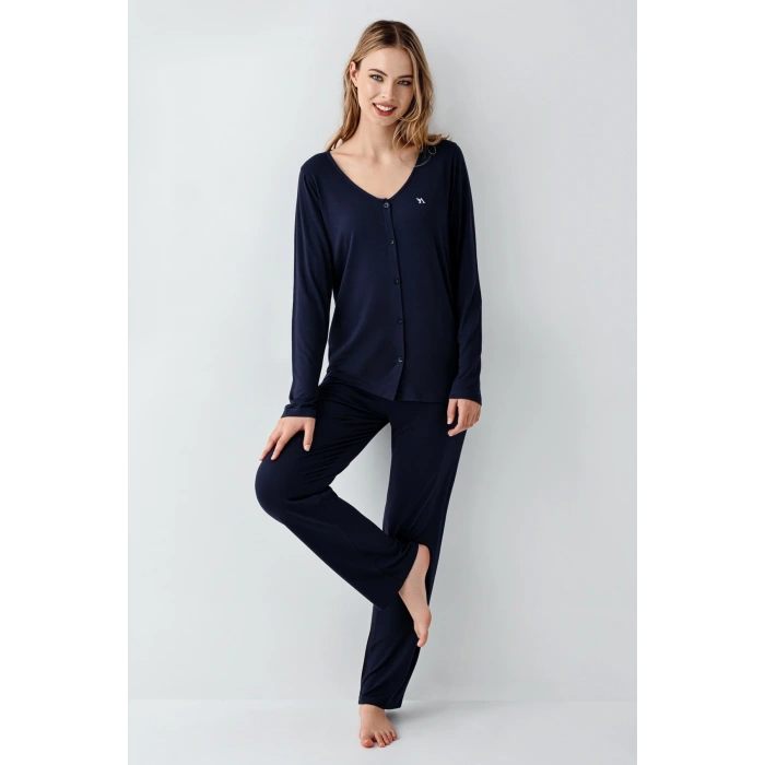 Arnetta 3460-s Kadın Uzun Kol Pijama Takım