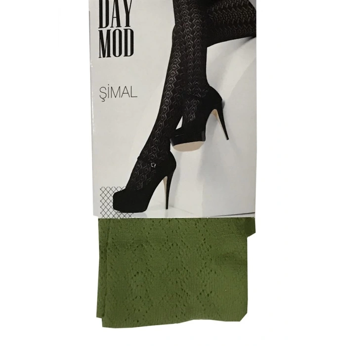 Daymod Kadın Şimal Micro File Desenli Külotlu Çorap