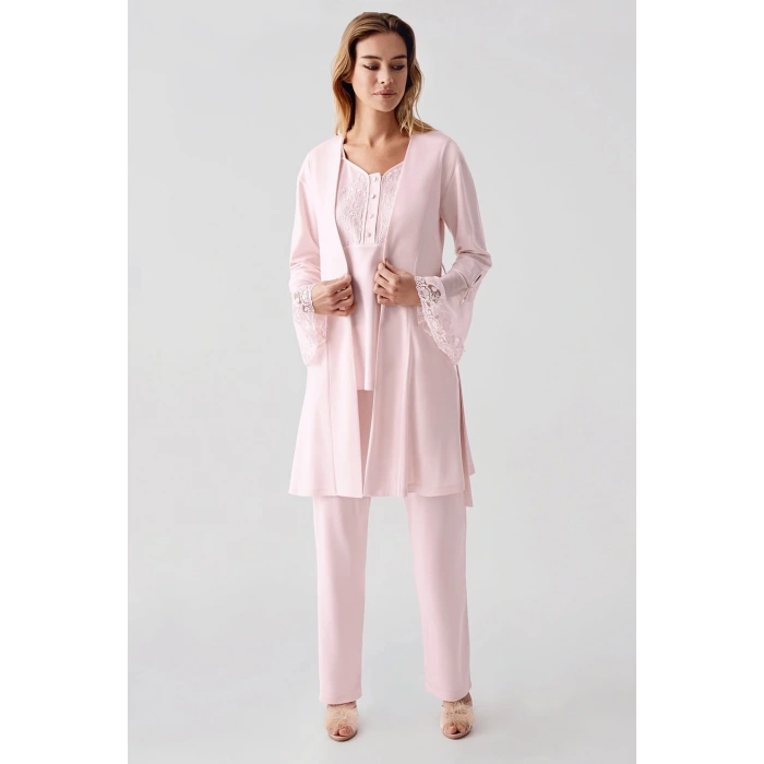 Freshness 322 Kadın Sabahlıklı Pijama Takımı