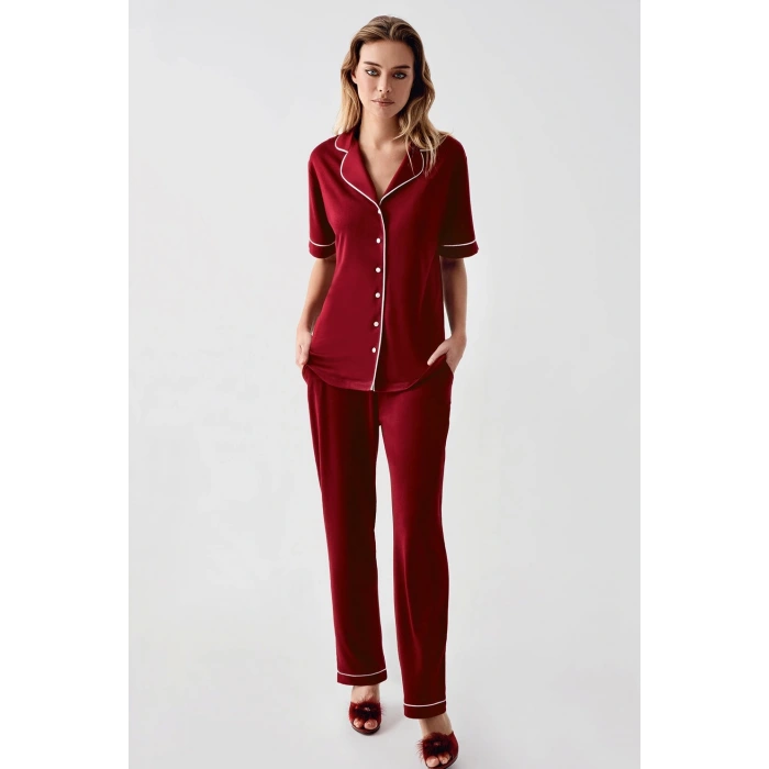 Freshness 324 Kadın 4lü Sabahlıklı Şorlu Pijama Takımı