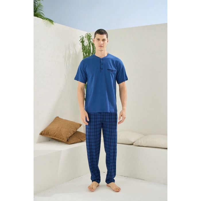 Kocabey 2118 Midi Yaka Pijama Takım