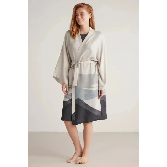 Nautıca W605 Kadın Kısa Gecelik Ve Sabahlık Takımı