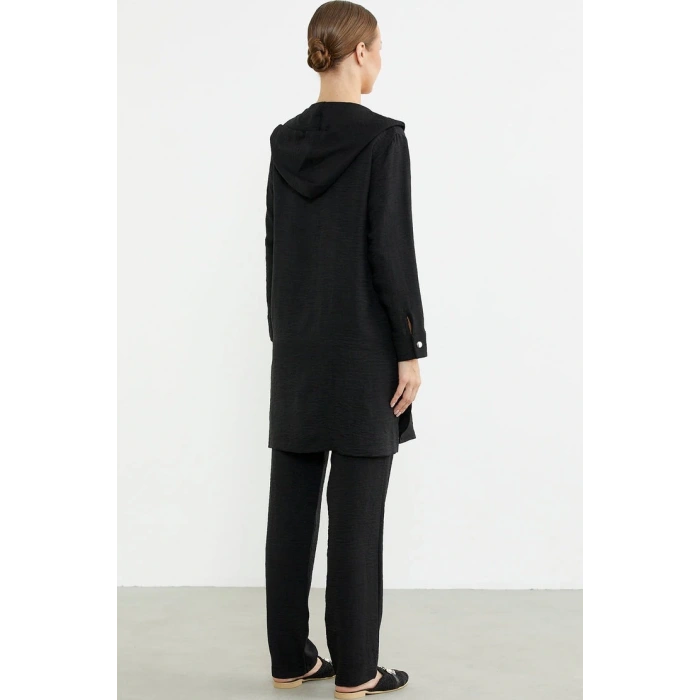 Sementa 76473 Büyük Beden Keten Görünümlü Üçlü Takım