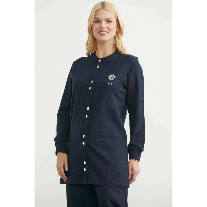 Sementa 76510 Çıtçıtlı Tunik Boy Eşofman Takım