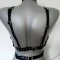 Bayan Deri Fantezi Giyim, Deri Göğüs Harness - Brf970