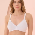 Beyaz Dikişsiz Emzirme Sütyeni