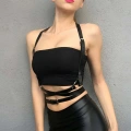 Body Üzeri Sexy Deri Harness - Brf198