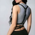 Body Üzeri Sexy Deri Harness - Brf198