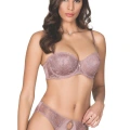 Brode Kaplı Slikonlu Sütyen Takım Kadın 5105