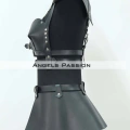 Deri Elbise Harness, Deri Etek Ve Göğüs Elbise - Brf1371