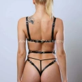 Deri Fantezi Giyim, Vücudu Saran Full Body Harness - Brf811
