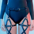 Deri Şık Bacak Harness, Dans Aksesuarları, Dansçı Aksesuarları - Brf628