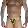 Erkek  Arkası Büzgülü Gold Brazillian Slip
