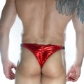 Erkek  Arkası Büzgülü Kırmızı Brazillian Slip
