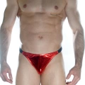 Erkek  Arkası Büzgülü Kırmızı Brazillian Slip