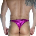 Erkek  Arkası Fuşya Büzgülü Brazillian Slip