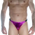 Erkek  Arkası Fuşya Büzgülü Brazillian Slip