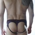 Erkek Daire Desenli Fantezi Jockstrap