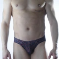 Erkek Daire Desenli Fantezi Jockstrap