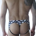 Erkek Desenli Jockstrap Fantezi İç Giyim