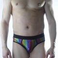 Erkek Fantezi Renkli Jockstrap