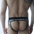 Erkek Fantezi Zar Desenli Jockstrap