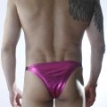 Erkek Fuşya Lame Brazillian Slip İç Giyim