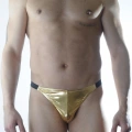 Erkek Gold Lame Brazillian Slip İç Çamaşırı